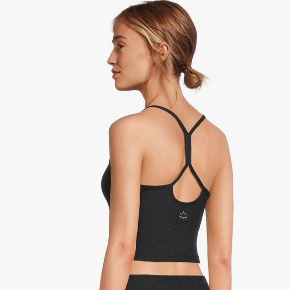 Beyond Yoga Spacedye Slim Racerback Cropped Tank Sz Medium